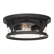 Marblehead 2-Light Outdoor Flush Mount in Mystic Black