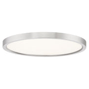Outskirts 15" LED Flush Mount in Brushed Nickel