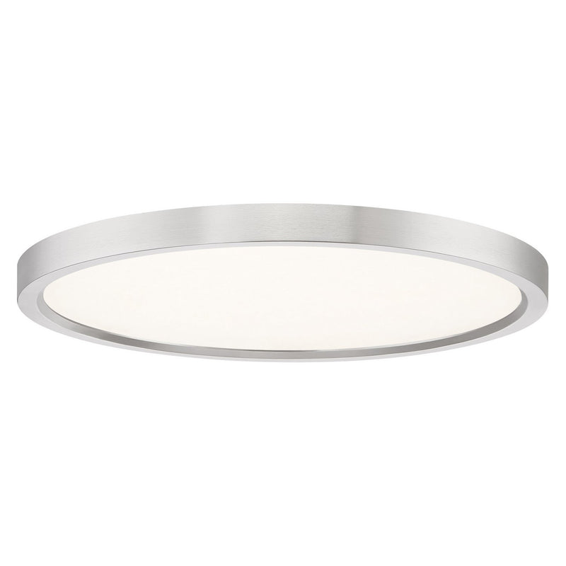 Outskirts 15" LED Flush Mount in Brushed Nickel