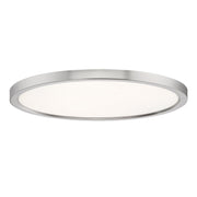 Outskirts 20" LED Flush Mount in Brushed Nickel