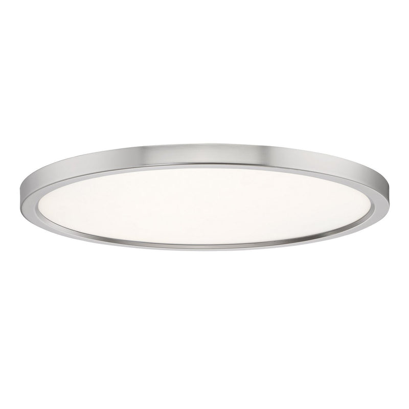 Outskirts 20" LED Flush Mount in Brushed Nickel