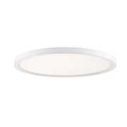 Outskirts 20" LED Flush Mount in Matte White