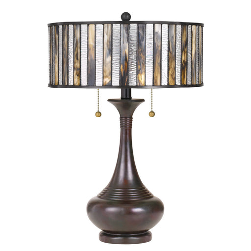 Roland 2-Light Table Lamp in Valiant Bronze