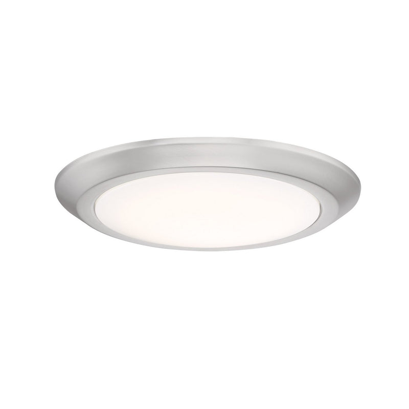 Verge 12" LED Flush Mount in Brushed Nickel