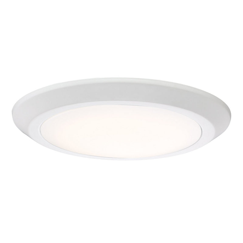 Verge 12" LED Flush Mount in Matte White