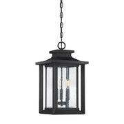 Wakefield 3-Light Outdoor Hanging Lantern in Earth Black