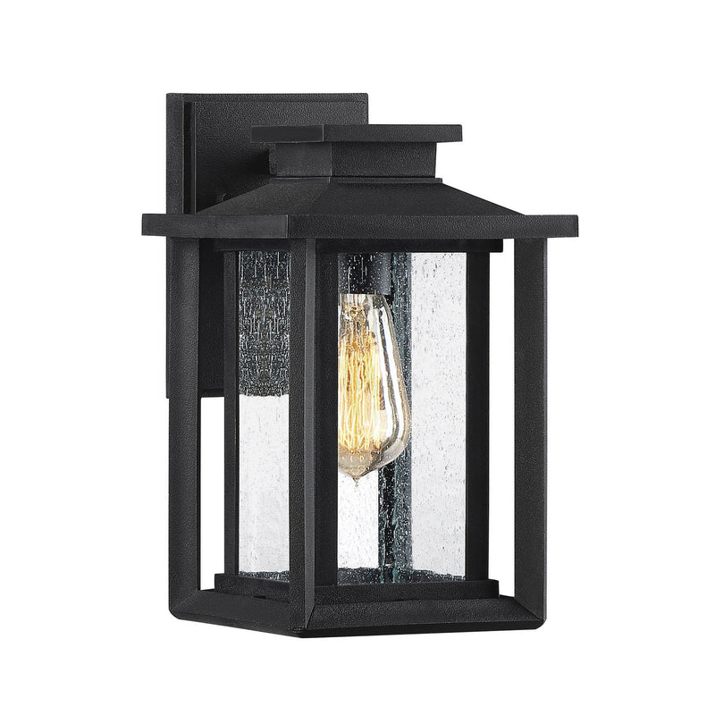 Wakefield Small Outdoor Wall Lantern in Earth Black