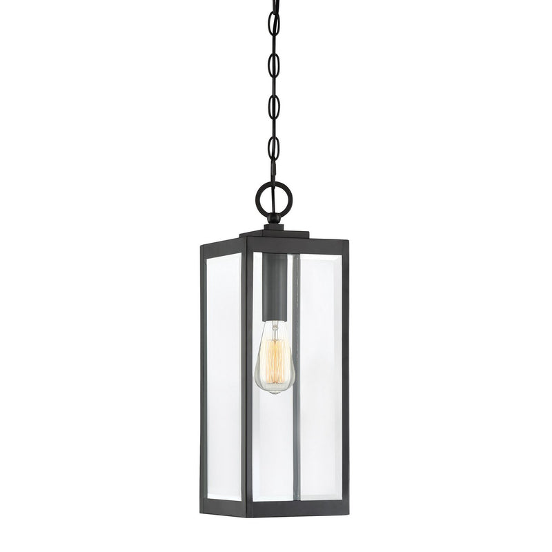Westover Outdoor Hanging Lantern in Earth Black