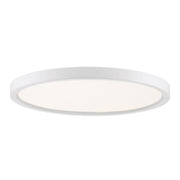 Outskirts 15" LED Flush Mount in Matte White
