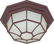 11.38" Outdoor Flush Mount in Old Bronze