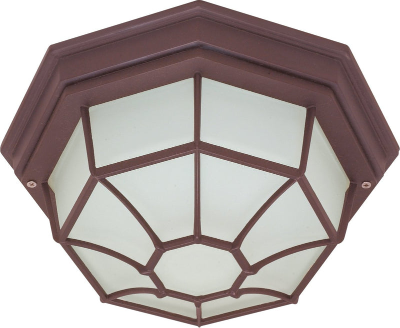 11.38" Outdoor Flush Mount in Old Bronze