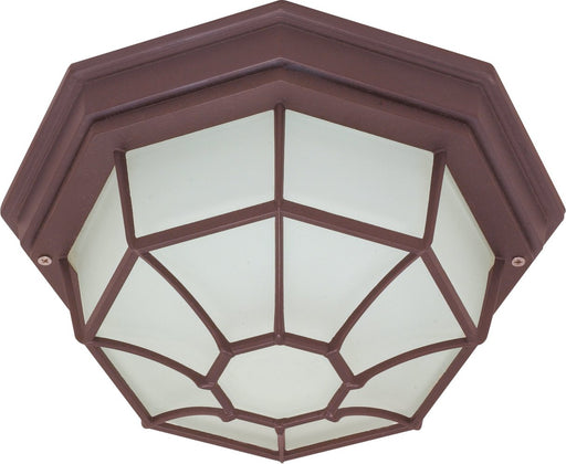 11.38" Outdoor Flush Mount in Old Bronze