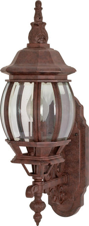 Central Park 20" Beveled Glass Outdoor Wall Lantern in Old Bronze