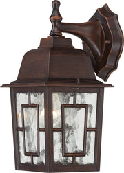 Banyan Small Outdoor Wall Lantern in Rustic Bronze