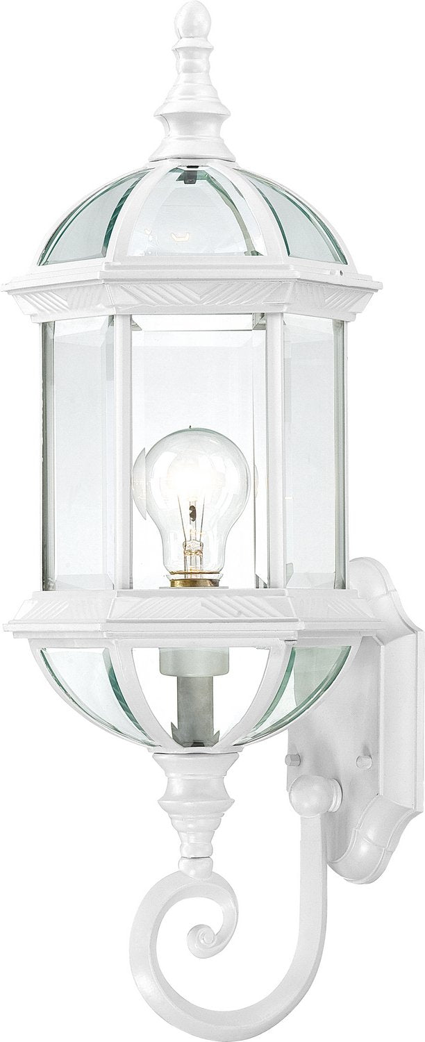 Boxwood Large Outdoor Wall Lantern in White