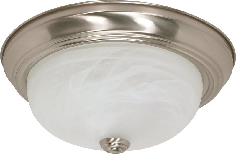 13.25" 2-Light Flush Mount in Brushed Nickel