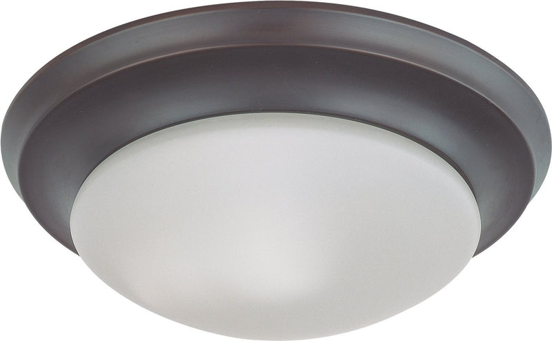 11.5" Flush Mount in Mahogany Bronze