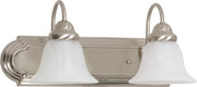 18" 2-Light Bath Vanity Light in Brushed Nickel