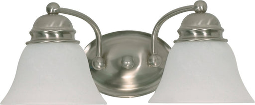 14.88" 2-Light Bath Vanity Light in Brushed Nickel