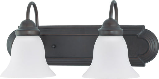 18" 2-Light Bath Vanity Light in Mahogany Bronze