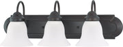 24" 3-Light Bath Vanity Light in Mahogany Bronze