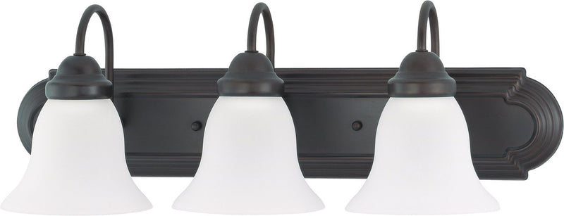 24" 3-Light Bath Vanity Light in Mahogany Bronze