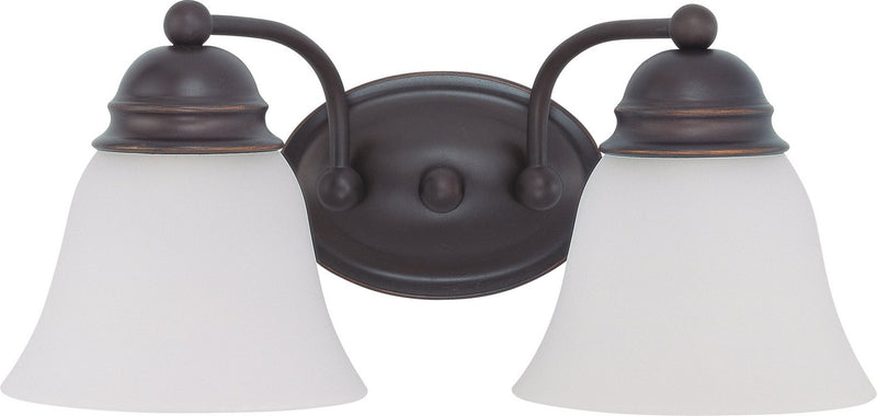 14.88" 2-Light Bath Vanity Light in Mahogany Bronze