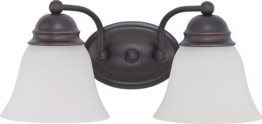 14.88" 2-Light Bath Vanity Light in Mahogany Bronze