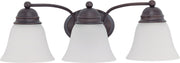 20.5" 3-Light Bath Vanity Light in Mahogany Bronze