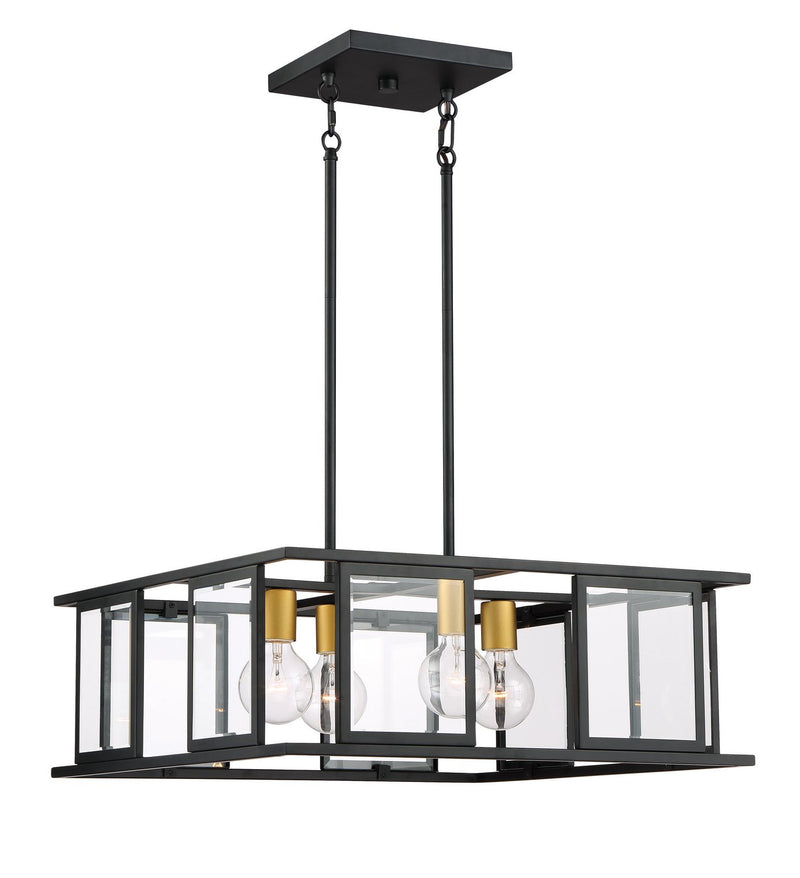 Payne 4-Light Pendant in Midnight Bronze