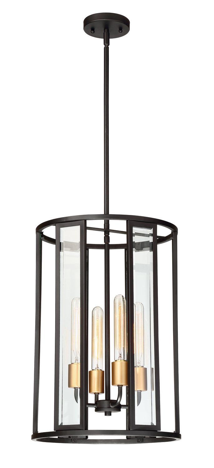 Payne 4-Light Chandelier in Midnight Bronze