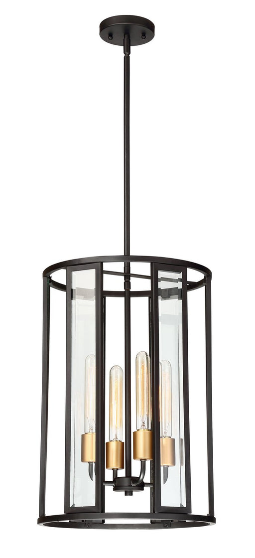 Payne 4-Light Chandelier in Midnight Bronze