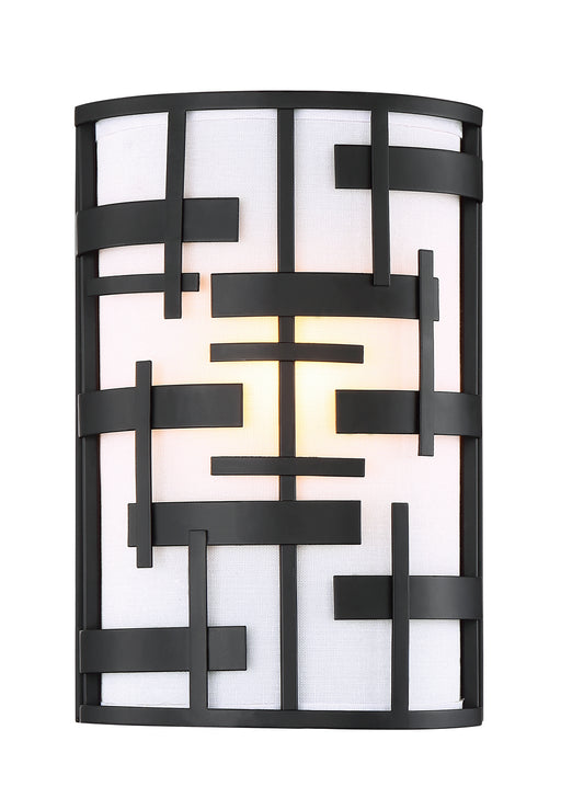 Lansing 1 Light Wall Sconce in Textured Black