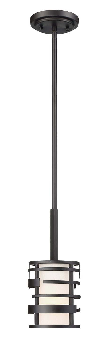 Lansing 1 Light Mini Pend in Textured Black