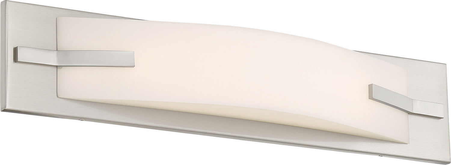 Bow LED 19" Vanity in Brushed Nickel