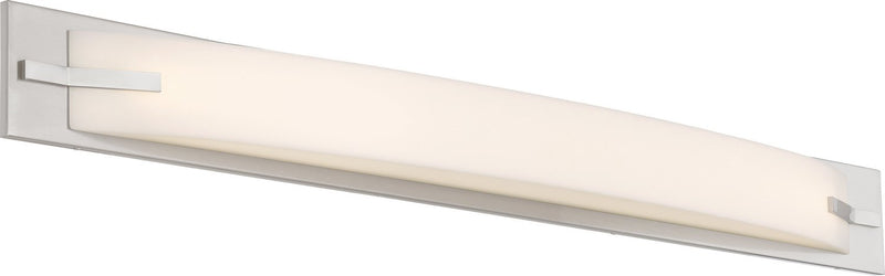 Bow 43" LED Bath Vanity Light in Brushed Nickel