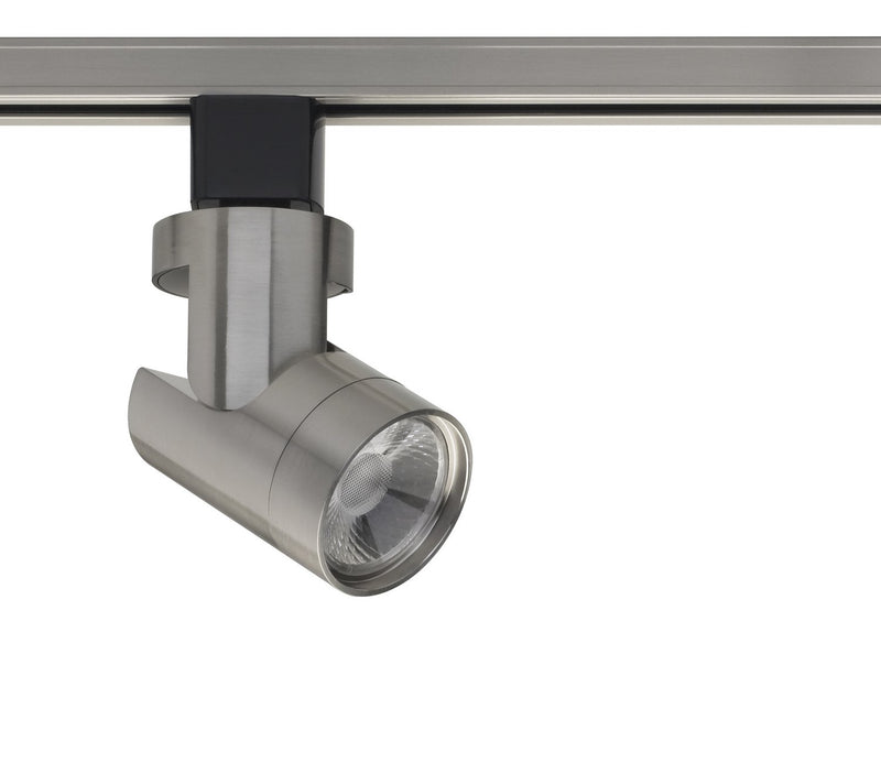 2.25" H-Type LED Track Head, 5.75" Projection in Brushed Nickel