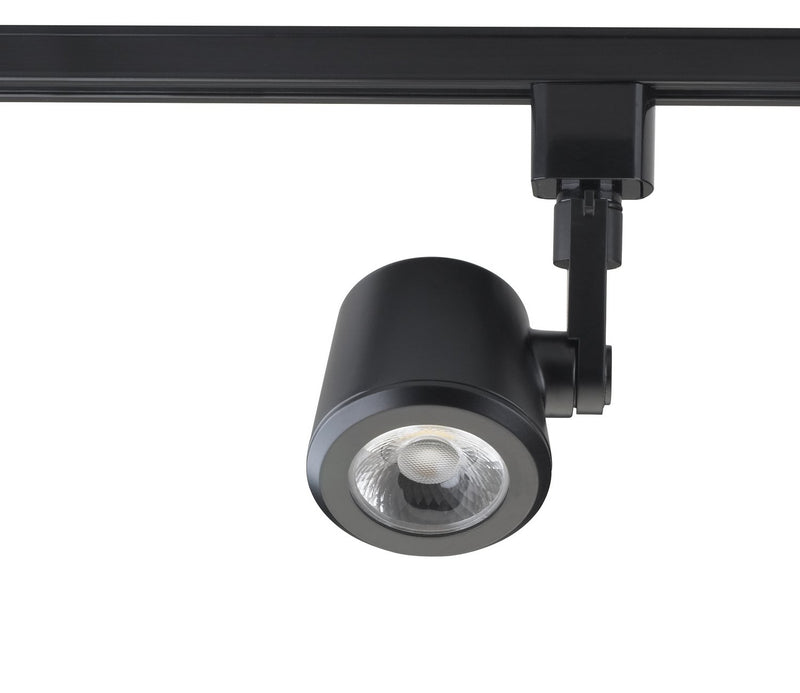 2.88" H-Type LED Track Head, 5.75" Projection in Black