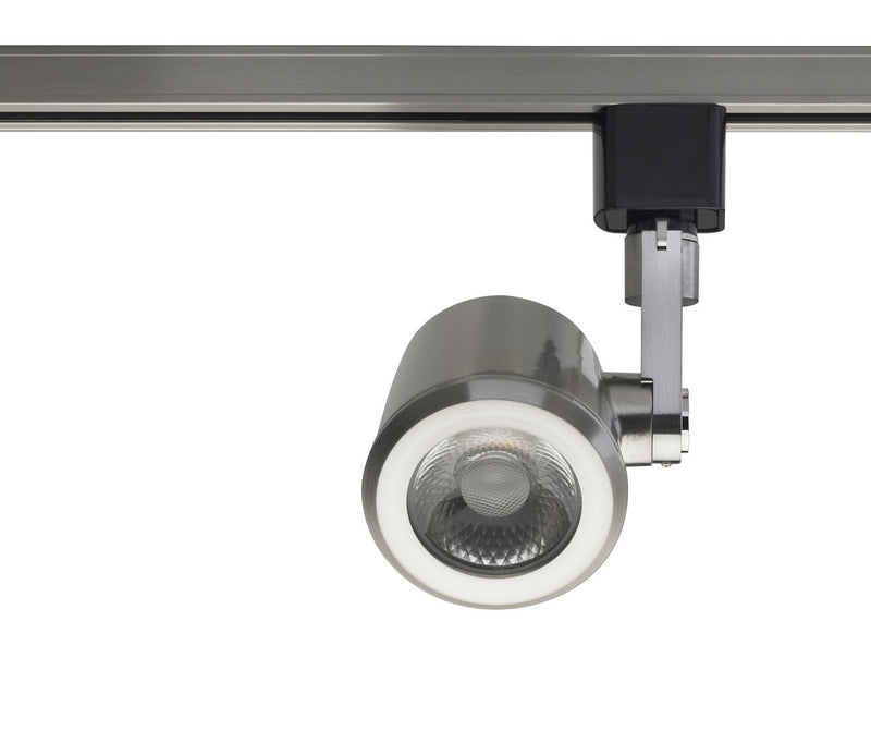 2.88" H-Type LED Track Head, 5.75" Projection in Brushed Nickel