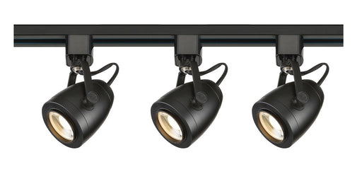3-Light LED Track Light Kit, 2.88" Heads in Black