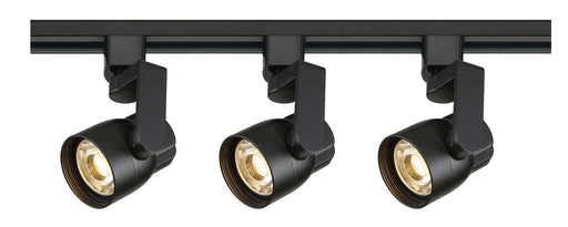 3-Light LED Track Light Kit, 2.75" Heads in Black