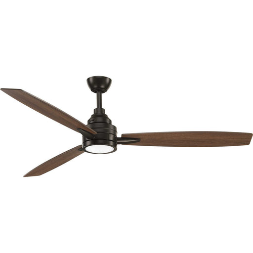 Gaze 60" Ceiling Fan with Light in Antique Bronze