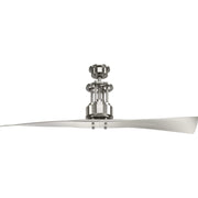 Spades 56" Ceiling Fan in Brushed Nickel