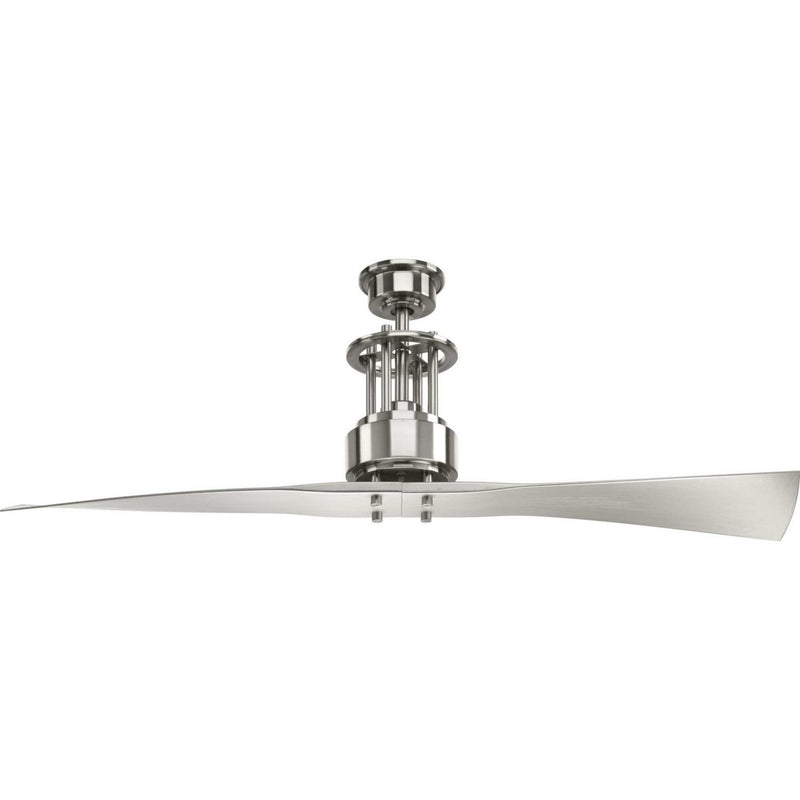 Spades 56" Ceiling Fan in Brushed Nickel