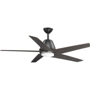 Gust 54" Ceiling Fan with Light in Graphite