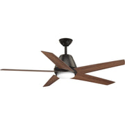 Gust 54" Ceiling Fan with Light in Antique Bronze