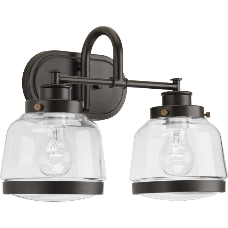 Judson 2-Light Bath Vanity Light in Antique Bronze