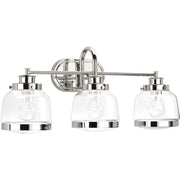 Judson 3-Light Bath Vanity Light in Polished Nickel