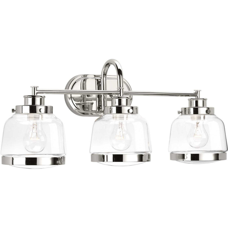 Judson 3-Light Bath Vanity Light in Polished Nickel