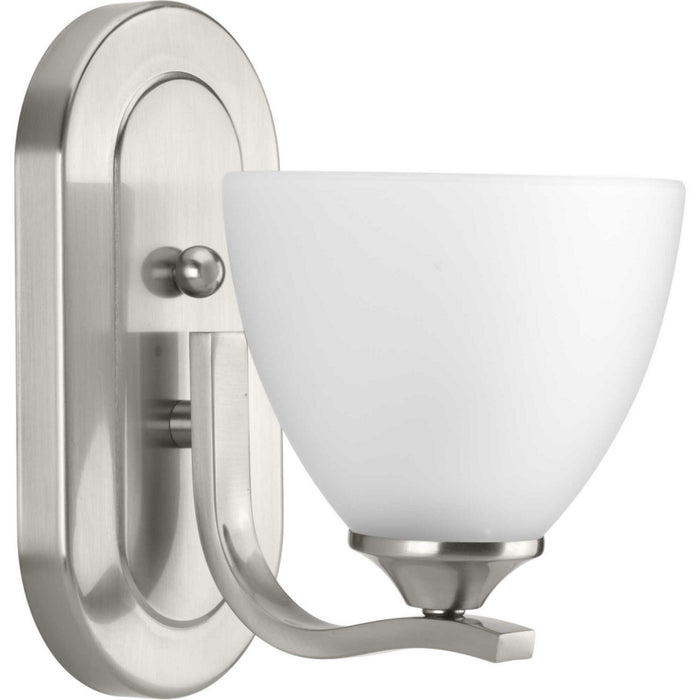 Laird One Light Bath Bracket in Brushed Nickel